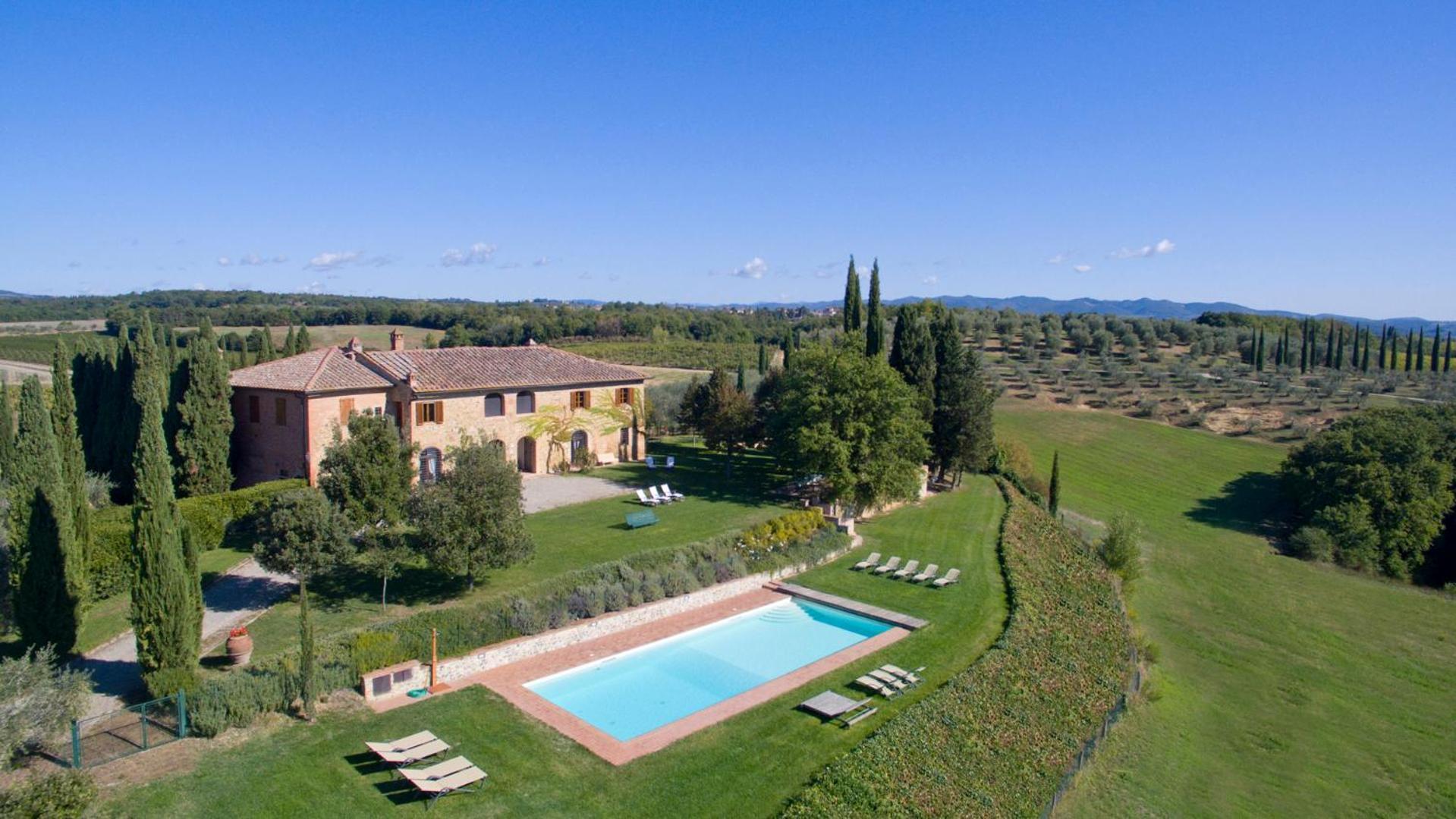 Villa Santa Virginia سيينا المظهر الخارجي الصورة