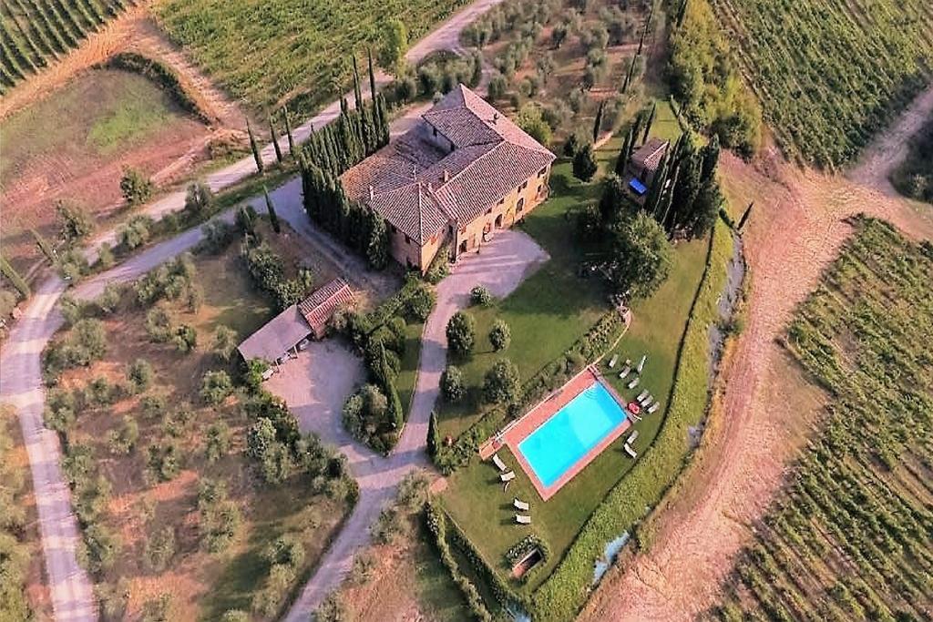 Villa Santa Virginia سيينا المظهر الخارجي الصورة